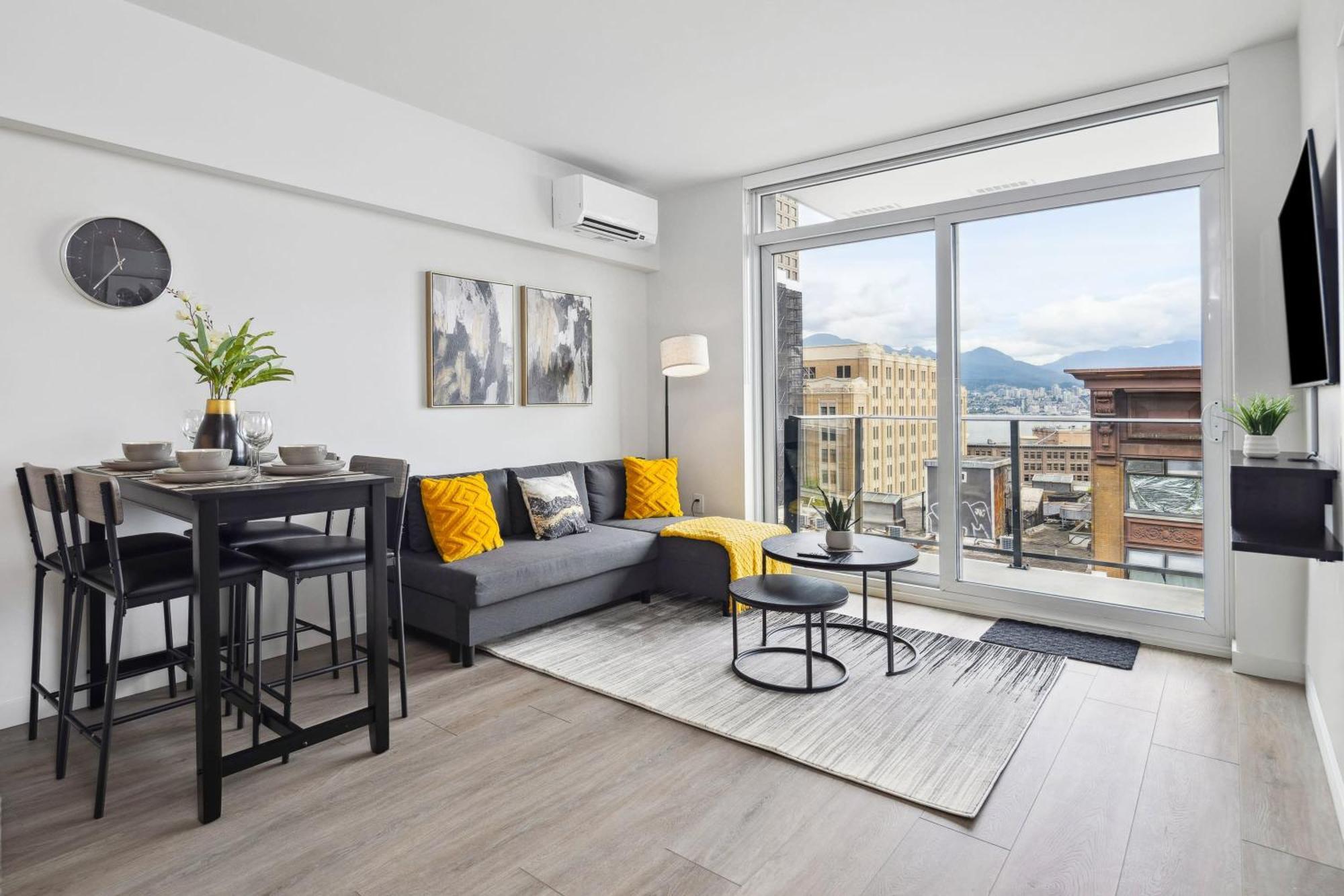 Brand New City Apt In Downtown Ванкувер Екстер'єр фото