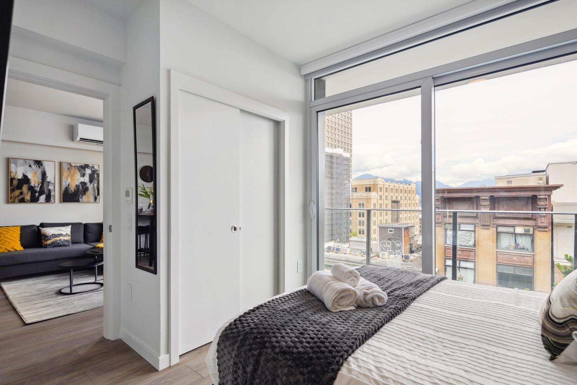 Brand New City Apt In Downtown Ванкувер Екстер'єр фото